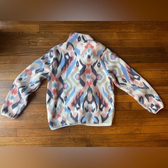 Abercrombie and fitch kids multicolor Sherpa jacket size 15/16 - Picture 10 of 13